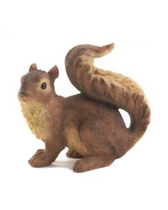 CURIOUS SQUIRREL GARDEN STATUE